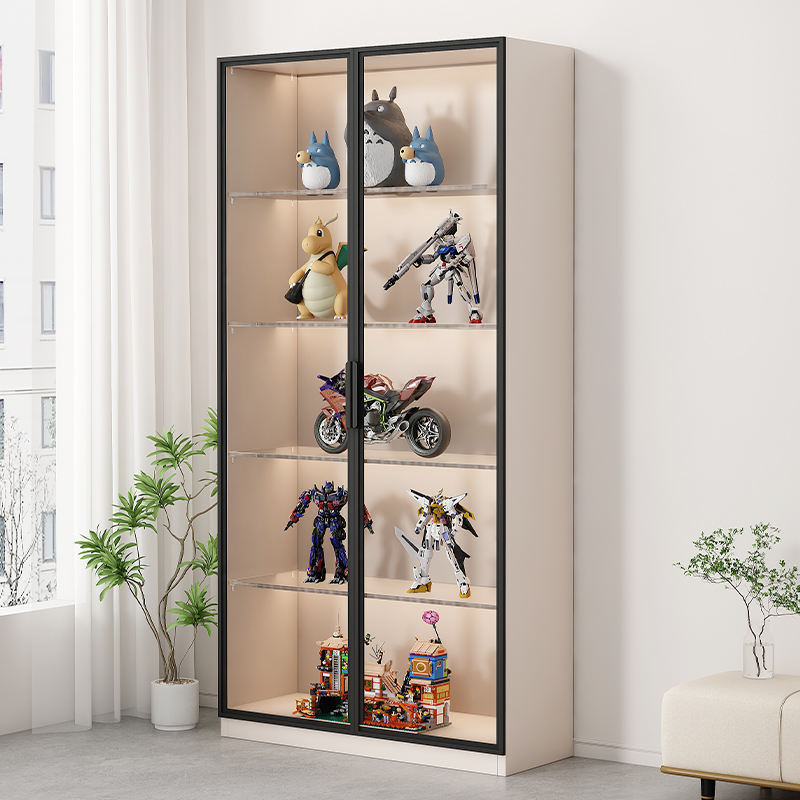 支持各种尺寸定制 送装入户 极简玻璃柜门