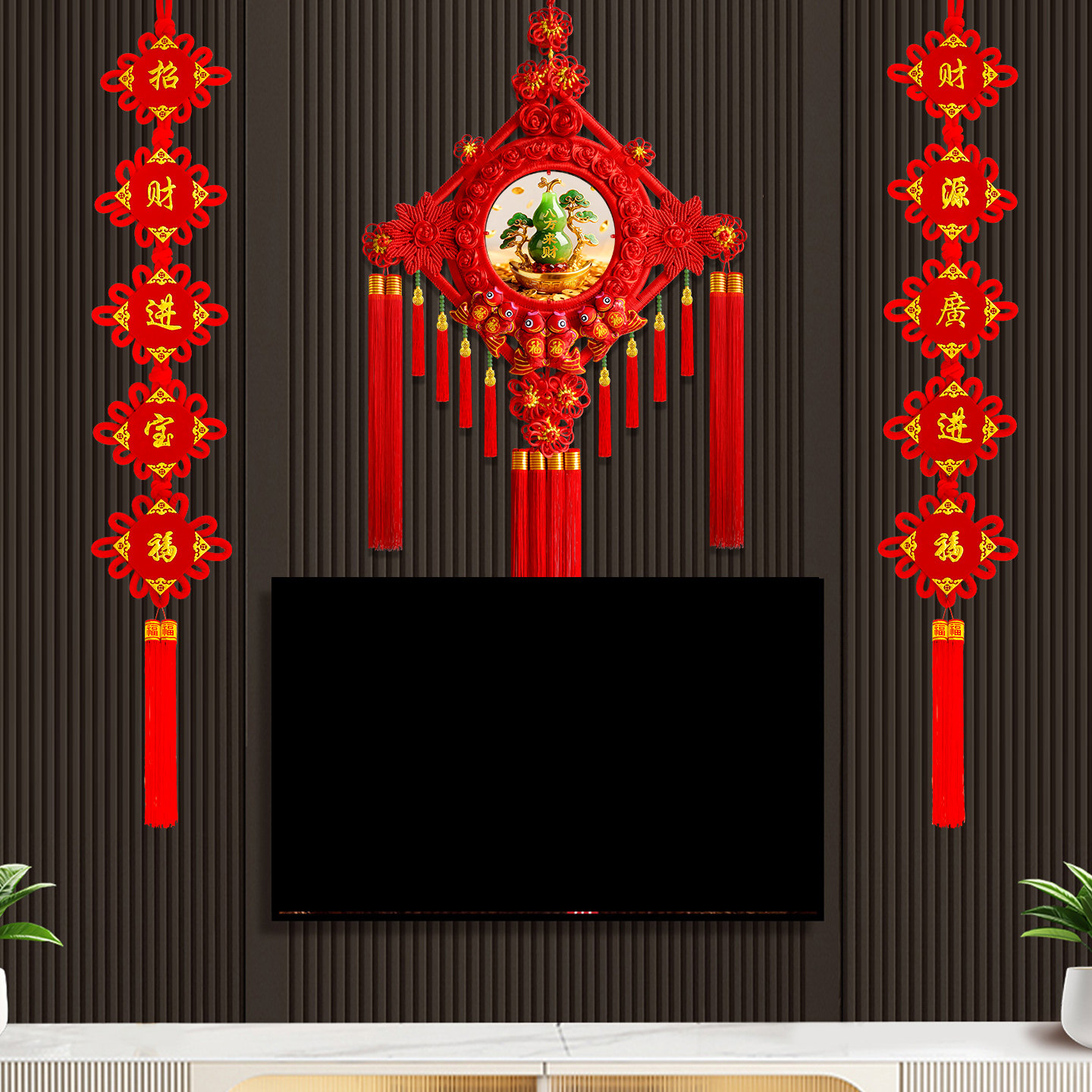 精品中国结葫芦挂件客厅旺宅流苏春节装饰新房乔迁平安墙上挂饰,特色手工艺,中国结,淘宝优惠券,粉丝福利购,淘宝优惠卷