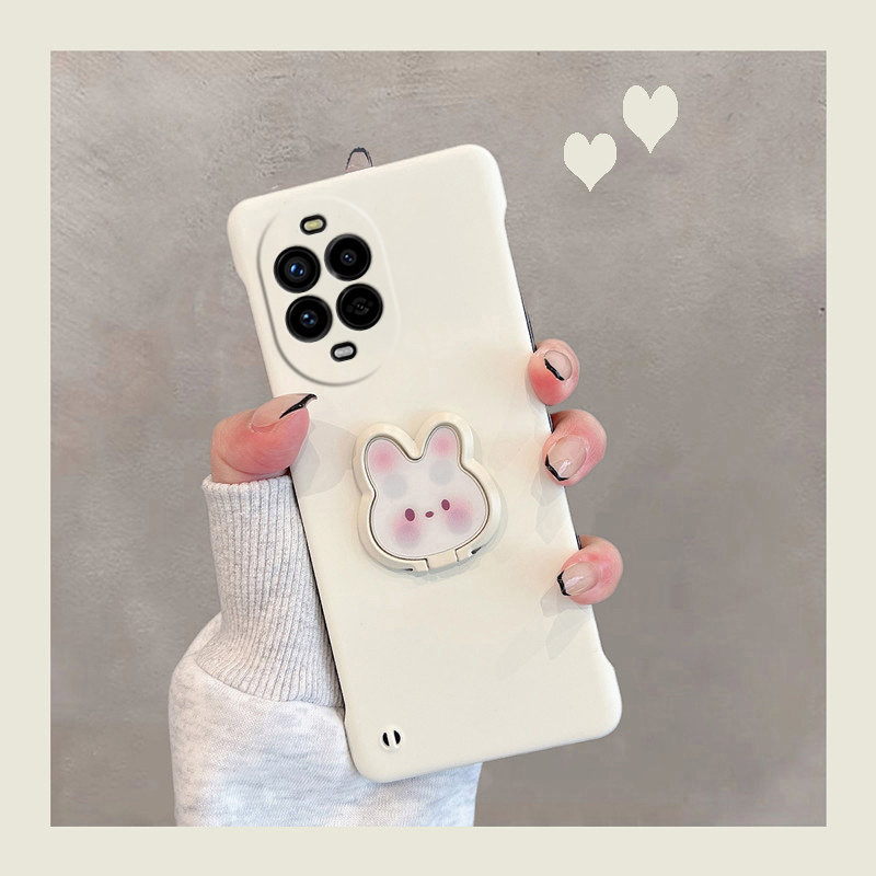 适用于华为nova13pro手机壳半包mis一al00无边框n0va13por硬壳novo新款ro女nava超薄navo兔子nave带支架note