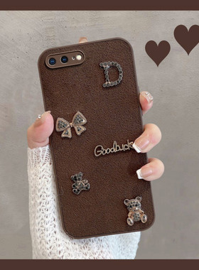 适用于苹果8plus手机壳iphone7p新款女a1661可爱pi七spuls复古ip八splus苹ip7rplus创意i7全包防摔i8 p8puls