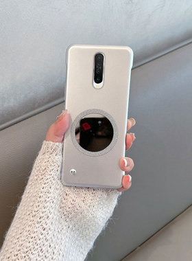 适用于红米k30手机壳redmik30i无边框M1912G7BE半包m2001g7ae硬壳小米k305g带镜子red米k3o超薄新款女5g版30k