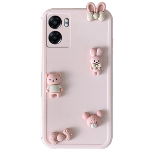 适用于oppoa57手机壳5G真我v23可爱pftm20卡通rmx3571新款0pp0a575g软壳realmev23oppa全包防摔套opa女0ppoa
