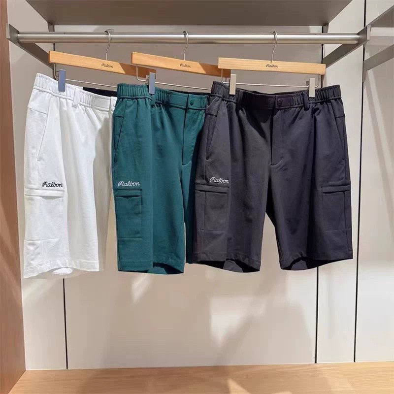 韩国malbon高尔夫球服男士夏季25新款短裤运动休闲高弹户外五分裤