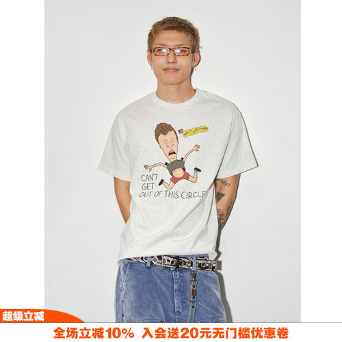 NOVACAM美式复古恶搞短袖T恤
