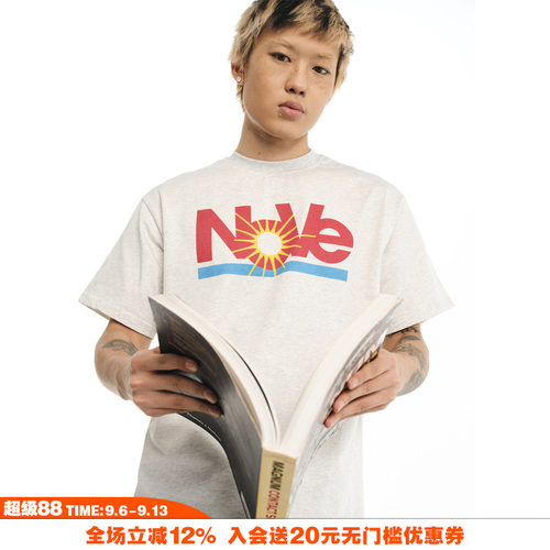 NOVACAM美式街头字母国潮短袖