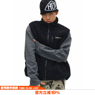 摇粒绒迷彩马甲男保暖坎肩背心 街头慵懒双面穿短款 NOVACAM 美式