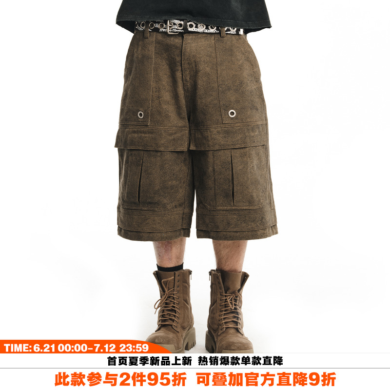 NOVACAM重磅废土斑驳工装裤