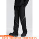 NOVACAM 男 拉链重磅阔腿休闲卫裤 美式 高街cleanfit设计感国潮长裤