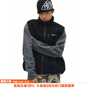 摇粒绒迷彩马甲男保暖坎肩背心 街头慵懒双面穿短款 NOVACAM 美式