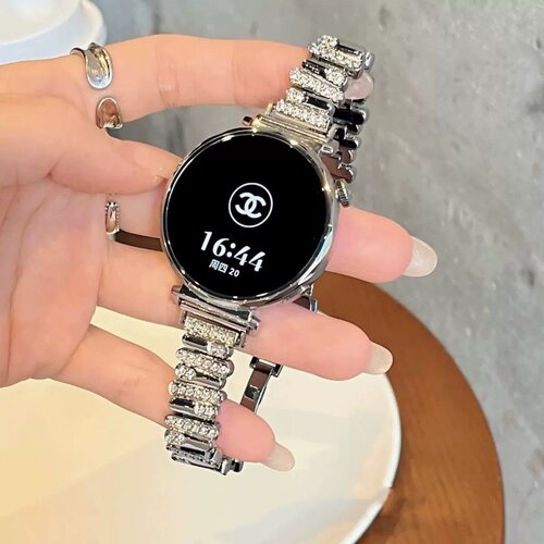镶钻金属适用华为GT6pro手表表带新款蝴蝶扣gt5高级女watch5手链