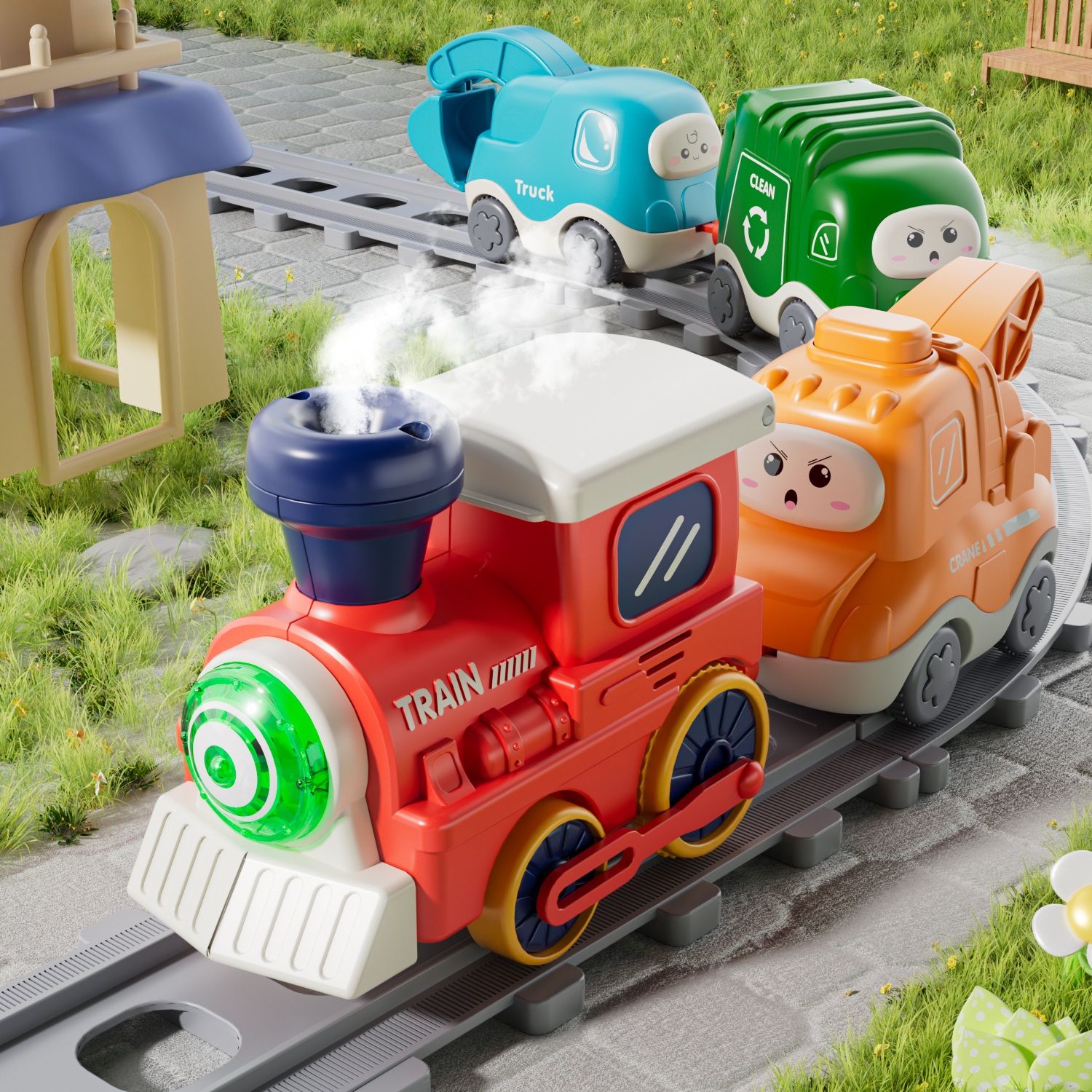 儿童小火车玩具轨道车生日礼物