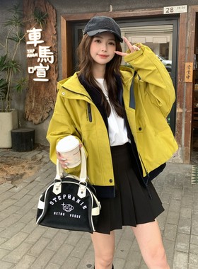 现货！25冬装新款加厚打底+风衣外套2合一2D044-2512-P240-K358