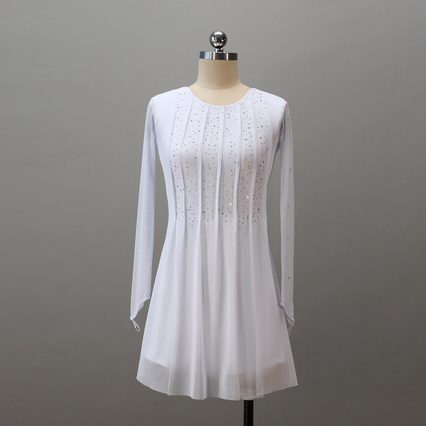 一歆服饰新款现代舞演出服儿时剧目白色舞蹈服装独舞艺考比赛定制