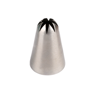 常用8齿八齿裱花嘴曲奇泡芙蛋糕溶豆挤奶油嘴裱花袋套装小中大号