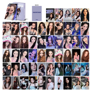 55张jisoo首张迷你专辑AMORTAGE LOMO card金智秀BLACKPINK小卡
