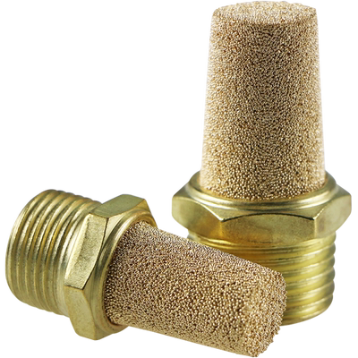 全铜电磁阀滤芯气动接头消声器