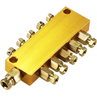 可调分油器油管分配器TK型抵抗式分油排分油块油路分油润滑分配阀