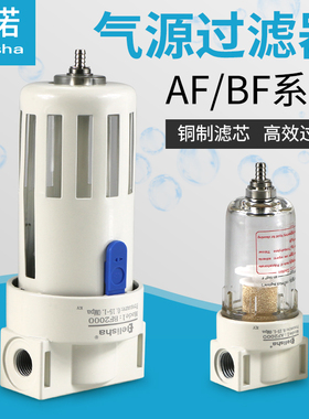 气源处理器AF2000BF2000/3000/4000空气水分离器空压机喷漆过滤器