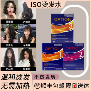 ISO进口高级烫发水男女卷发家用发卷不伤发冷烫精定药剂膏纹理
