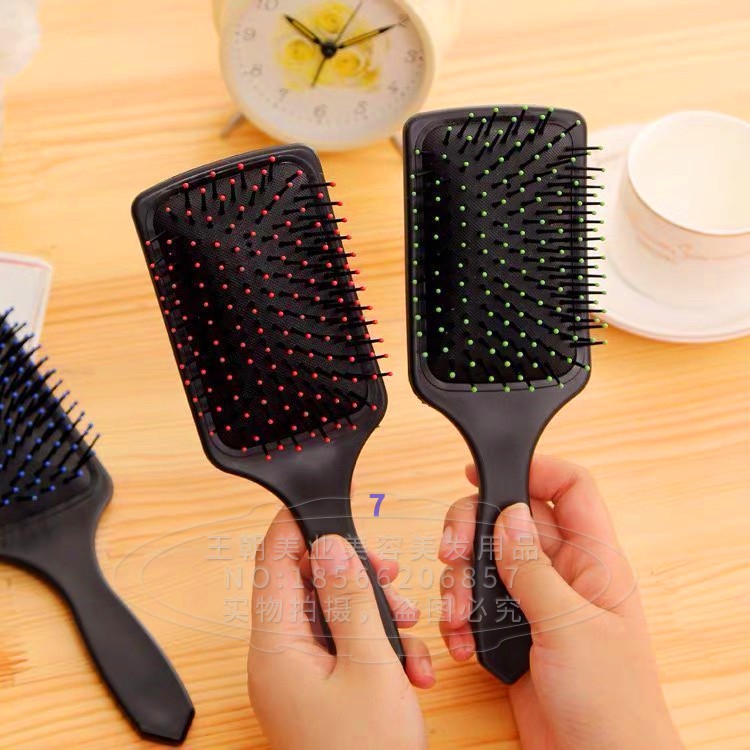 韩版气囊按摩梳子头皮保健梳大板宽齿扁梳卷发梳油头梳气垫背头梳