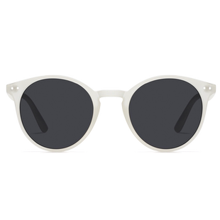 刘亦菲许红豆同款复古白框墨镜女2025新款高级感防紫外线太阳眼镜