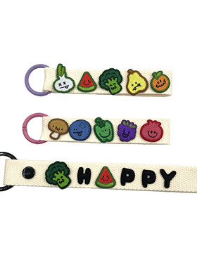 橘子石榴西兰花水果蔬菜自粘刺绣布贴热熔创意补丁贴衣服书包装饰