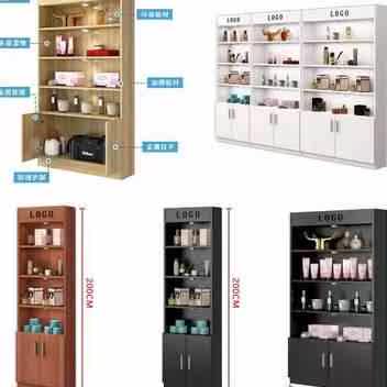 新款 柜子展示柜货架置物架货柜置物柜样品柜多层化妆品柜办公室