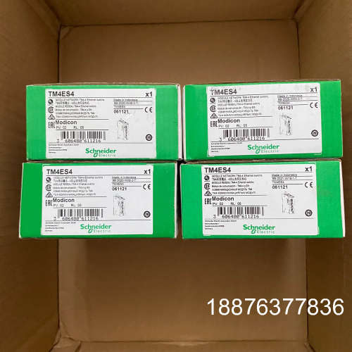 PLC以太网扩展模块，型号TM4ES4，全新带包装，数
