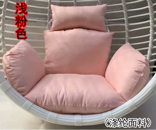 吊椅秋千鸟巢坐垫单人吊椅换洗可拆洗坐垫加厚圆形垫子摇篮靠垫
