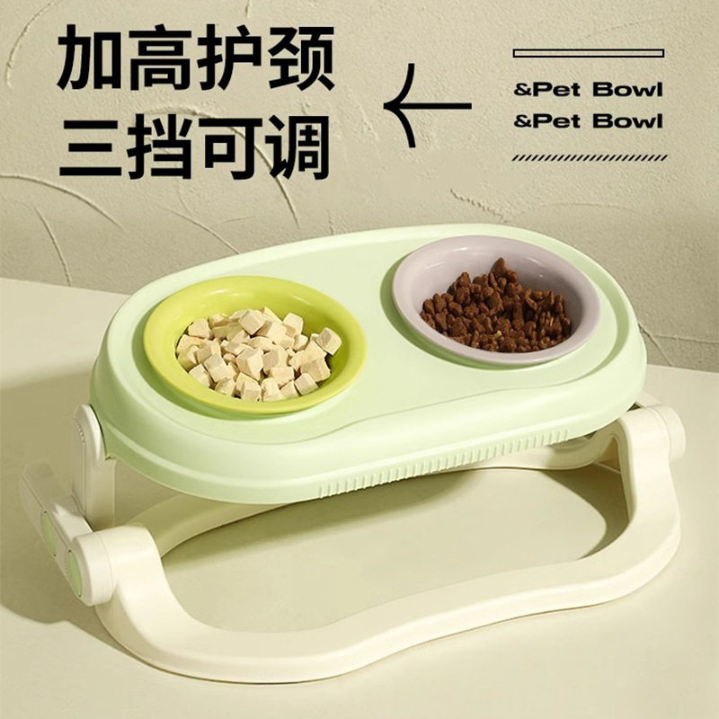 猫碗猫食盆陶瓷双碗猫咪猫粮碗狗盆狗碗防打翻水碗猫碗架宠物饭碗,宠物/宠物食品及用品,猫狗碗/慢食碗,淘宝优惠券,粉丝福利购,淘宝优惠卷