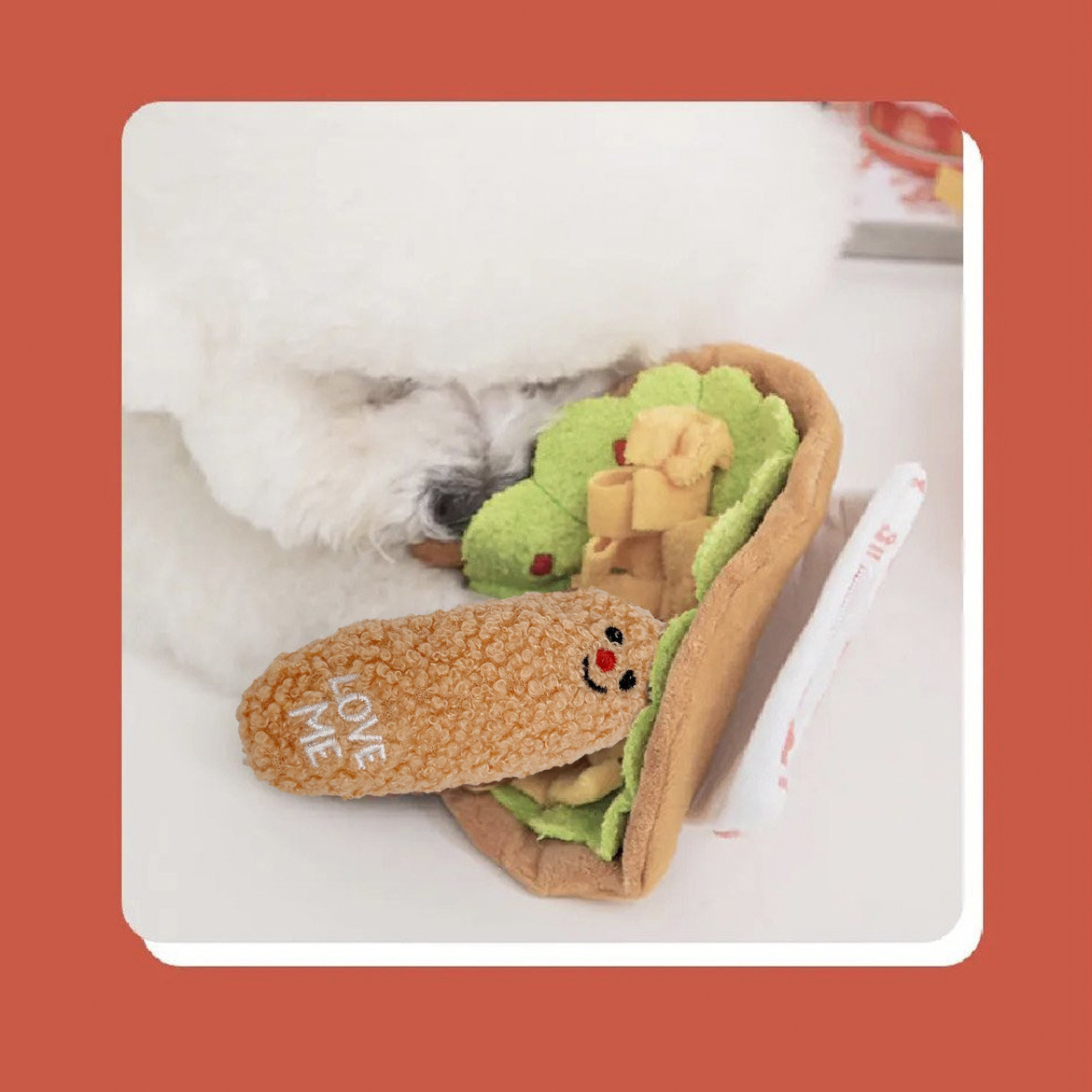 ins新款taco可爱藏食闻嗅玩具