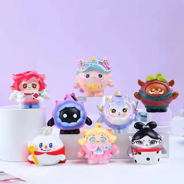 蛋仔派对第三代幸运盲盒可爱潮玩摆件儿童生日礼物玩具蛋糕装饰