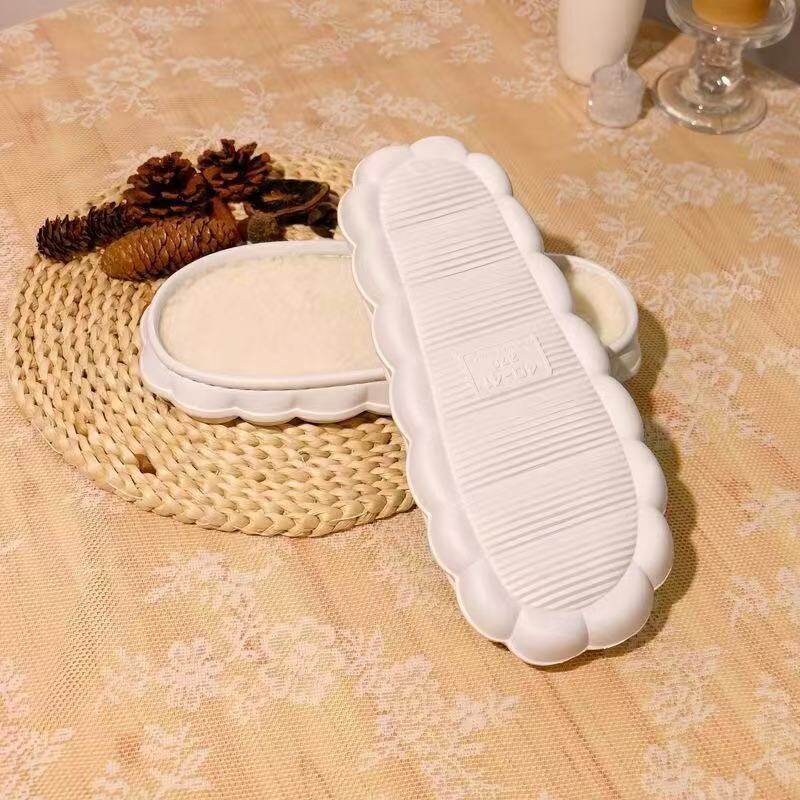 云朵鞋底手工编织外穿厚底拖鞋底勾孺子牛鞋底钩鞋棉拖鞋底棉鞋底