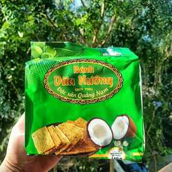 越南特产烤饼binhdua椰子香脆nuong饼干酥脆点心茶点非油炸120g