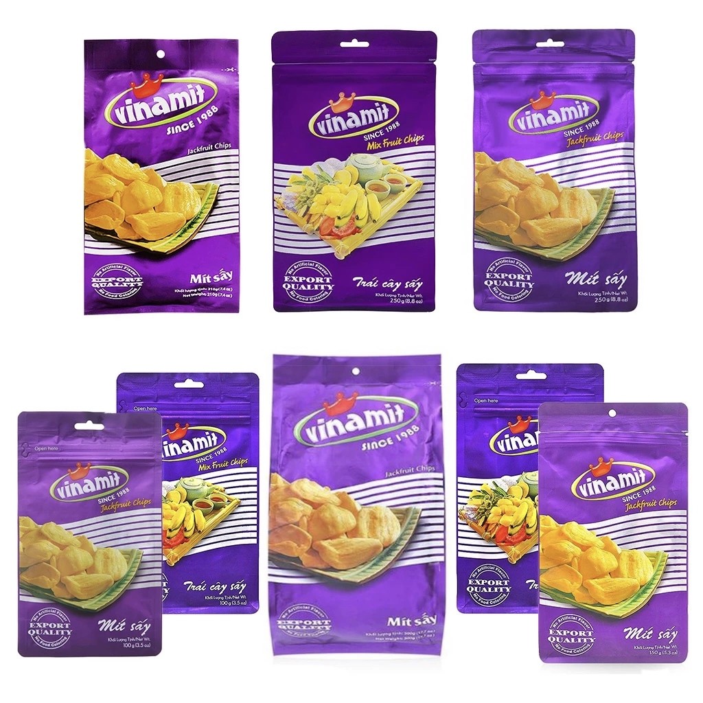 越南Vinamit维纳米特即食波萝蜜什锦混合水果蔬干休闲零食小吃