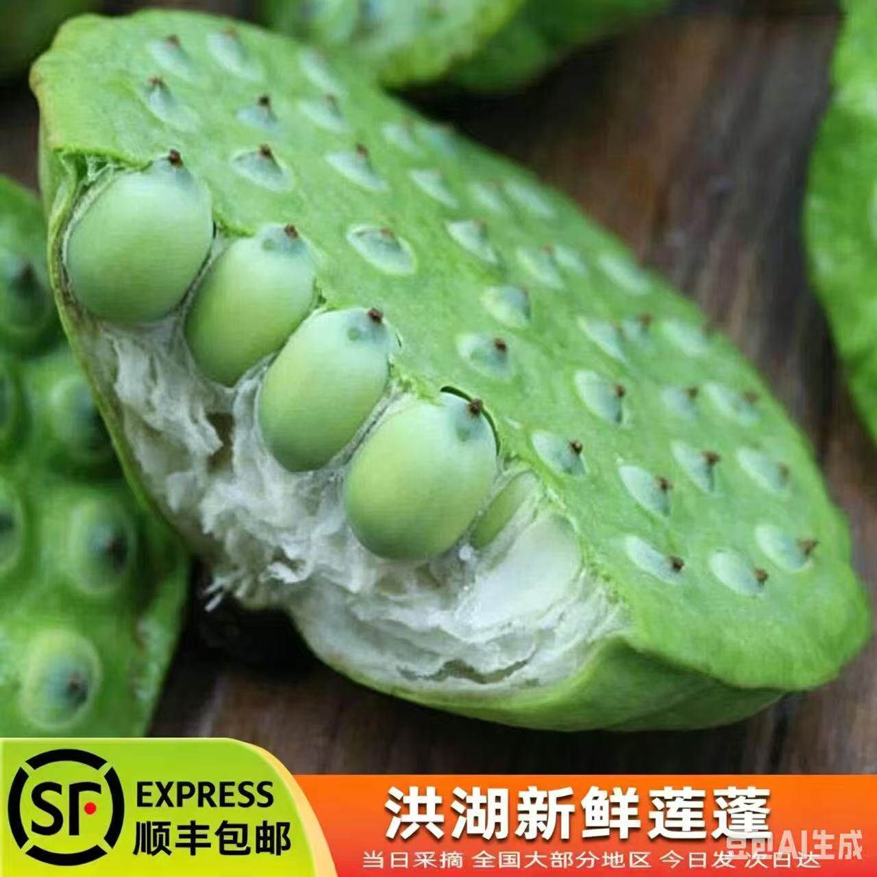 果心榴洪湖莲蓬鲜嫩莲蓬