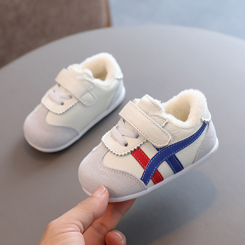 男女宝宝冬季鞋子加绒加厚棉鞋