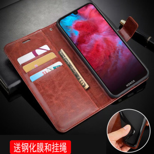 适用 华为荣耀play3e手机壳翻盖KSA一AL10外壳皮夹KSA-AL10保护套5.71寸honor play3e钢化膜ksaal10防摔硅胶