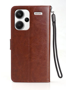 适用红米NOTE13pro+手机壳6.67英寸小米23090RA98C外壳翻盖保护套皮夹红米NOTE13pro十钢化膜NETE磁扣NATA钱?