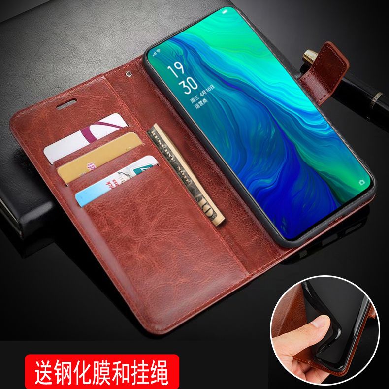 opporeno手机壳翻盖保护套皮夹