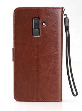 适用三星sm-a6050手机壳翻盖A9 star lite保护套皮夹A6plus外壳6英寸A9Starlite钱包款A605G插卡A6058潮女sma