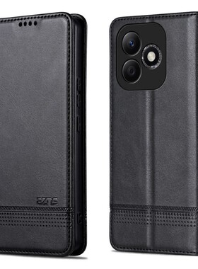 适用华为LYN一AN00手机壳6.7英寸荣耀X60I保护套皮夹荣耀LYN-AN00外壳翻盖荣耀X6OI潮女X601磁扣LYNAN00膜荣?