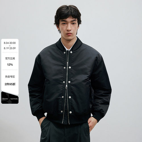 WHIMNOTION 25AW「双领结构」飞行夹克bomber 新雪丽KL型棉服外套