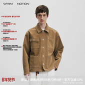 WHIMNOTION 26SS「麂皮Coverall夹克」四袋工装 夹克外套休闲百搭