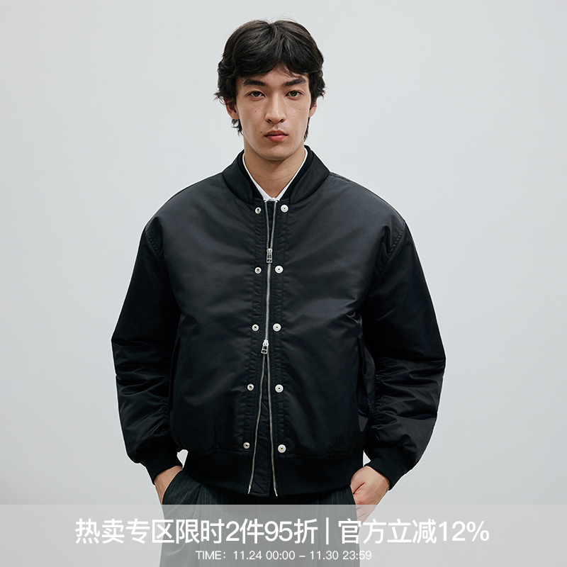 WHIMNOTION 25AW「双领结构」飞行夹克bomber 新雪丽KL型棉服外套