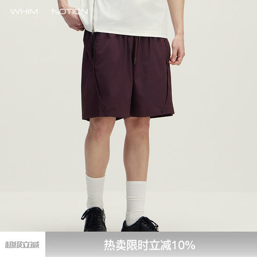 WHIMNOTION 26SS「活页贯穿结构」3M速干轻薄运动短裤休闲五分裤