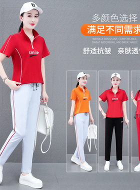 2025年夏装新款时尚休闲女装显瘦遮肉棉麻两件套连衣裙洋气套装