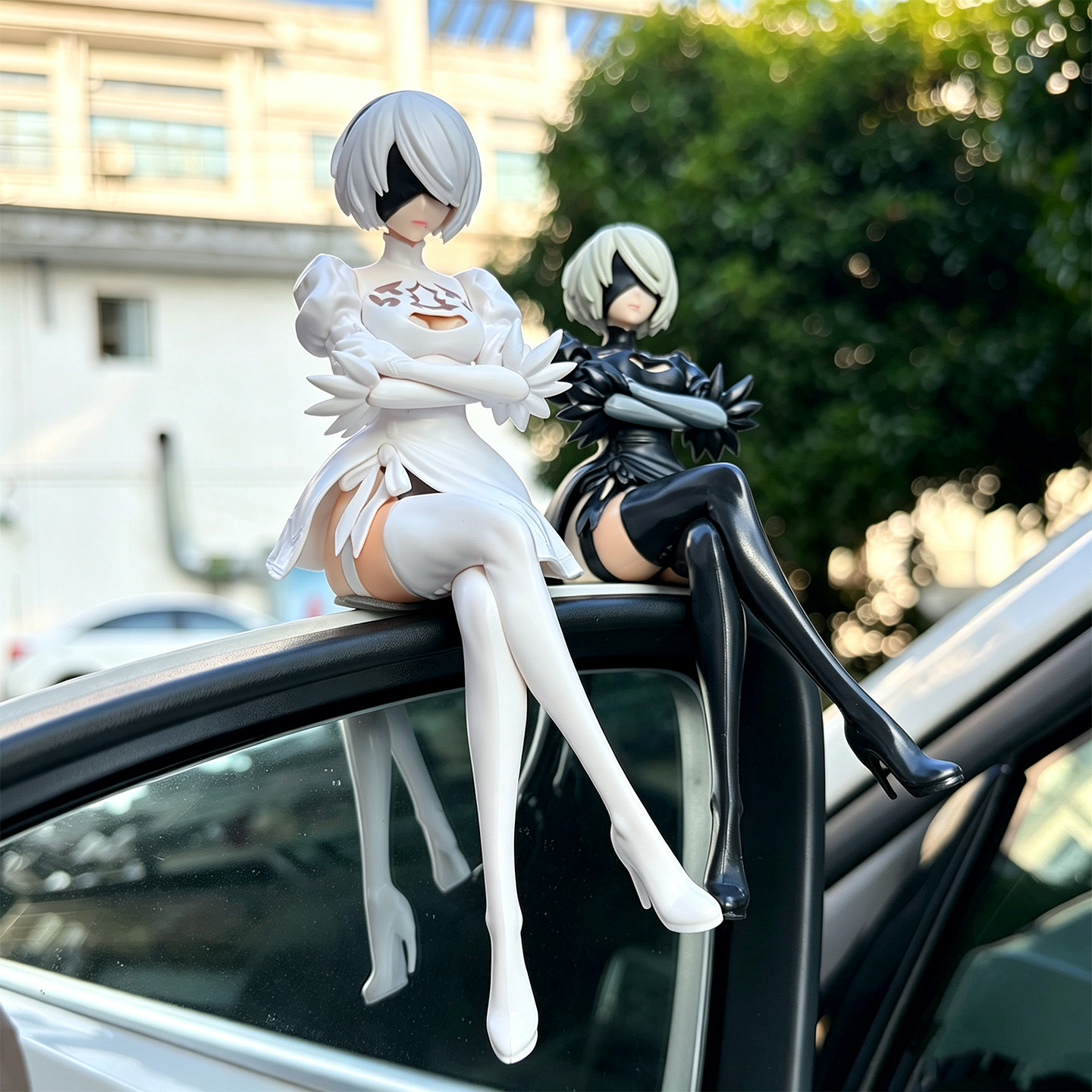 汽车尼尔3D立体手办装饰摆件