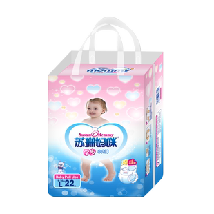苏珊妈咪拉拉裤XL超薄透气纸尿裤L男女宝宝专用新生婴儿尿不湿XXL