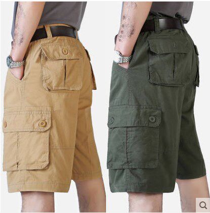 2021 summer Overalls Large shorts Men's Easy Straight Pants Middle and old age motion Beach pants trousersin the Men's clothing, Casual pants  category - from Buy2taobao.com to provide professional Taobao agent buy service